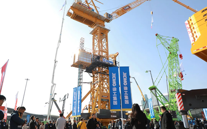 bauma CHINA 2024丨天游TY8线路检测中心塔式起重机、智能施工升降机火热亮相