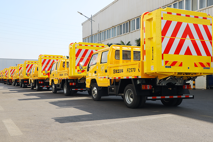 天游TY8线路检测中心防撞缓冲车批量交付广东保障施工安全