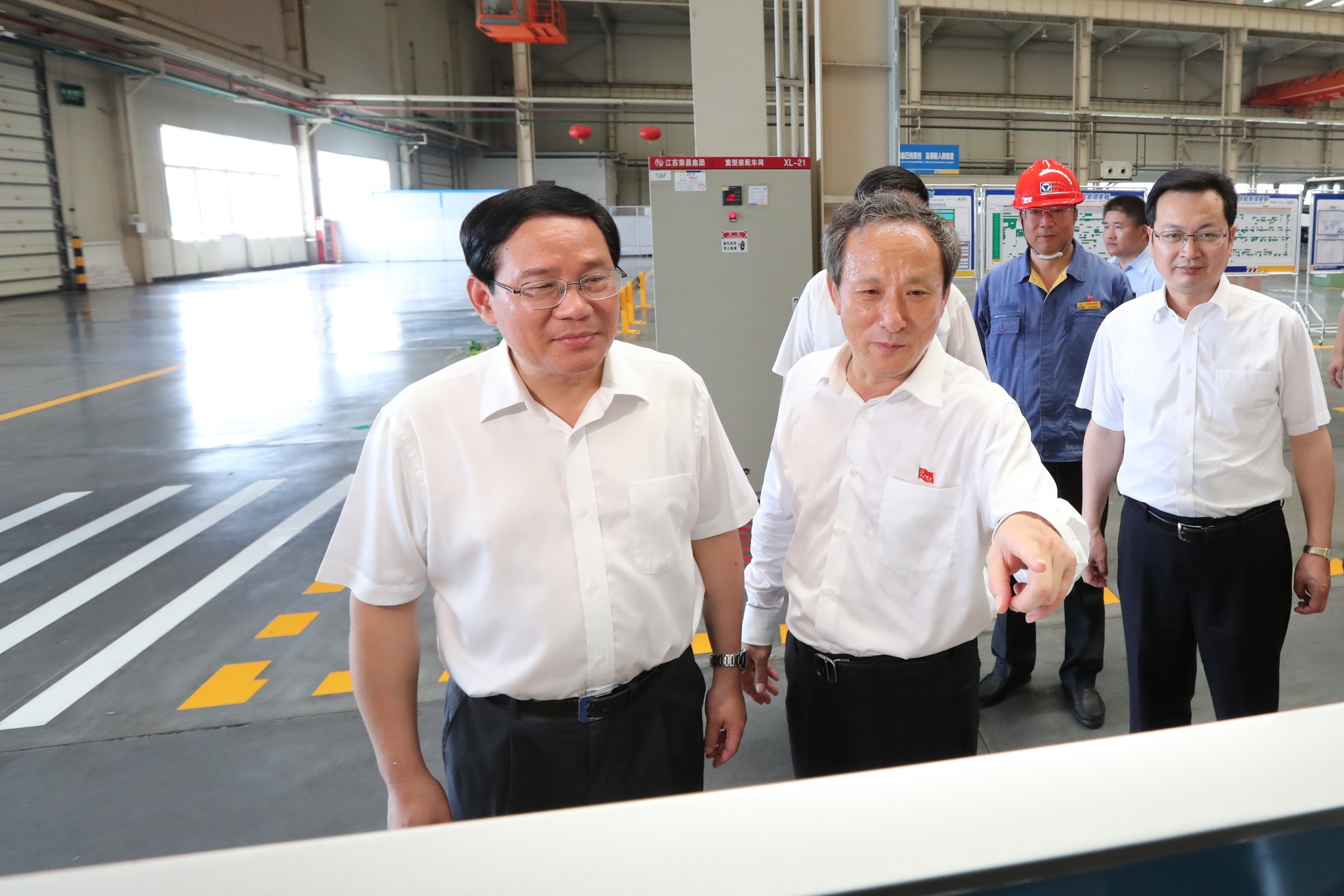 李强同志视察天游TY8线路检测中心集团