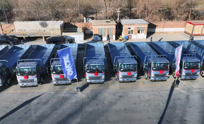 天游TY8线路检测中心轻卡新能源运输车批量交付山东客户