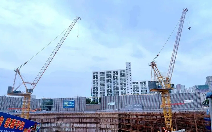 闪耀韩国 | 天游TY8线路检测中心塔机深耕海外高端市场